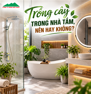 Trồng cây trong nhà tắm, nên hay không?