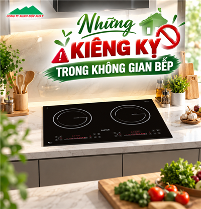Những kiêng kỵ trong không gian bếp