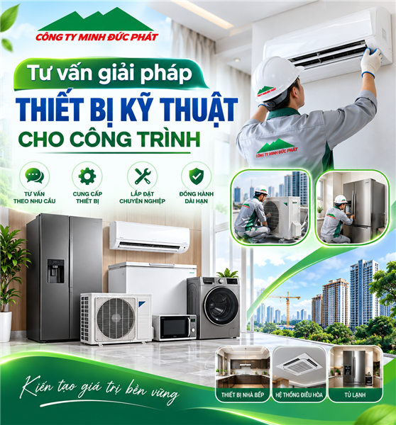 Tư vấn giải pháp thiết bị kỹ thuật cho công trình