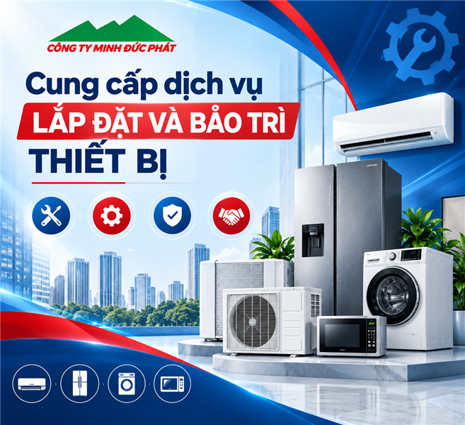 Cung cấp dịch vụ lắp đặt và bảo trì thiết bị