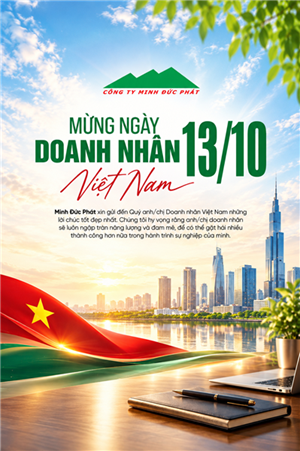 Chúc mừng ngày Doanh nhân Việt Nam 13/10