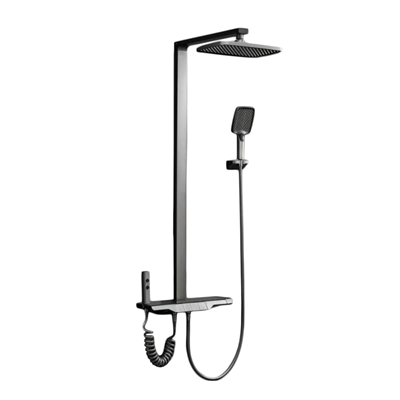 SEN CÂY NÓNG LẠNH CAO CẤP ĐỒNG MẠ PVD MÀU XÁM SC-1881