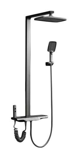SEN CÂY NÓNG LẠNH CAO CẤP ĐỒNG MẠ PVD MÀU XÁM SC-1881