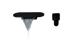 VÒI LAVABO ÂM TƯỜNG CAO CẤP MẠ TĨNH ĐIỆN CHÂN KHÔNG MÀU ĐEN VA-006