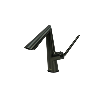 VÒI LAVABO ĐỒNG MẠ PVD CAO CẤP MÀU XÁM V-215