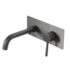 VÒI LAVABO ÂM TƯỜNG MẠ PVD CAO CẤP MÀU XÁM VA-001