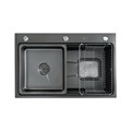 CHẬU BẾP CAO CẤP CRB-7548 XÁM ĐEN