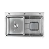 CHẬU BẾP CAO CẤP CRB-7548 XÁM BẠC