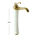 VÒI LAVABO ĐỒNG MẠ VÀNG V-228B