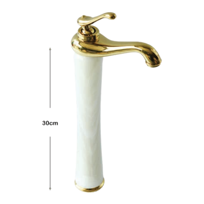 VÒI LAVABO ĐỒNG MẠ VÀNG V-228B