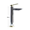 VÒI LAVABO CAO CẤP ĐỒNG MẠ CROM/NIKEN V-218B