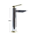 VÒI LAVABO CAO CẤP ĐỒNG MẠ CROM/NIKEN V-218B