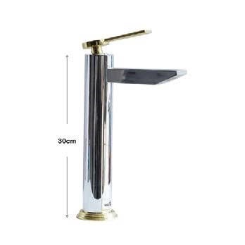VÒI LAVABO CAO CẤP ĐỒNG MẠ CROM/NIKEN V-218B