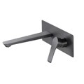VÒI LAVABO ÂM TƯỜNG CAO CẤP MẠ PVD MÀU XÁM VA-002