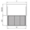 GIÁ ĐỂ BÁT ĐĨA TỦ DƯỚI-FSBP70-OV