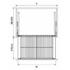 GIÁ ĐỂ XOONG NỒI TỦ DƯỚI-FSDB-70G-304