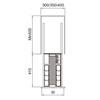 GIÁ ĐA NĂNG TỦ DƯỚI-FSDN-400-OV