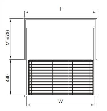 GIÁ ĐỂ BÁT ĐĨA TỦ DƯỚI-FSBP-8045SD-304
