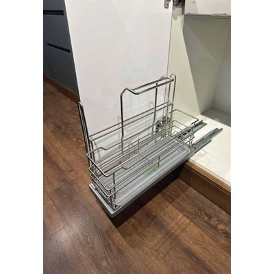 GIÁ ĐỂ CHAI LỌ DƯỚI CHẬU RỬA-FS-SB200S