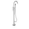 VÒI BỒN TẮM ĐỨNG ĐỒNG MẠ CROM-VBTD-7201