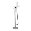 VÒI BỒN TẮM ĐỨNG ĐỒNG MẠ CROM-VBTD-7202