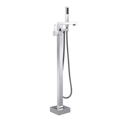 VÒI BỒN TẮM ĐỨNG ĐỒNG MẠ CROM-VBTD-7202