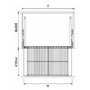 GIÁ ĐỂ XOONG NỒI TỦ DƯỚI-FSDB80D304