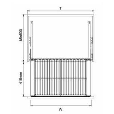 GIÁ ĐỂ XOONG NỒI TỦ DƯỚI-FSDB80D304