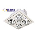 Đèn sưởi 4 bóng âm trần – H4B