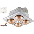 Đèn sưởi âm trần 4 bóng có điều khiển – HE4BR