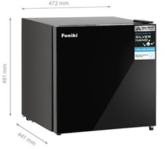 Tủ lạnh mini cánh kính HR S646GB 46 lít