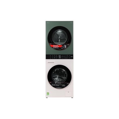 Tháp giặt sấy LG WashTower Inverter giặt 14 kg - sấy 10 kg WT1410NHEG