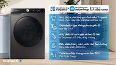 Máy giặt sấy samsung 11kg WD11T734DBX/SV