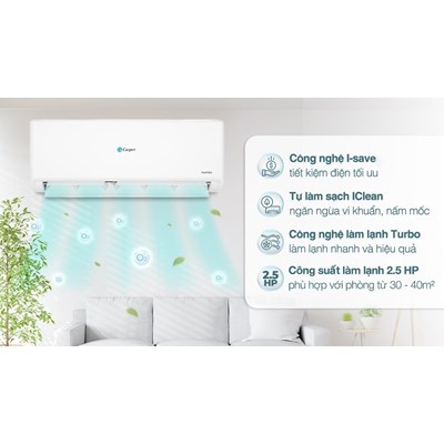 Điều hòa Casper 24000btu 1 chiều inverter GC-24IS35