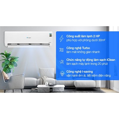 Điều hòa EcoCity Inverter 1 chiều 2HP (TC-18IS36)