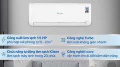 Điều hòa Inverter Casper 1 chiều 12000btu TC-12IS36