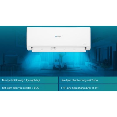 Máy điều hòa casper 9000btu 1 chiều Inverter