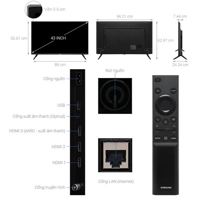 SmartTiivi Samsung 43 inch 43AU 7002