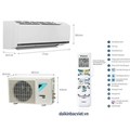 Máy ĐH Daikin 9000btu 1 chiều inverter FTKB25XVMV / FTKB25YVMV / FTKB25Z