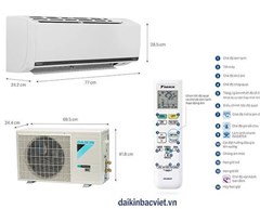 Máy ĐH Daikin 9000btu 1 chiều inverter FTKB25XVMV / FTKB25YVMV / FTKB25Z