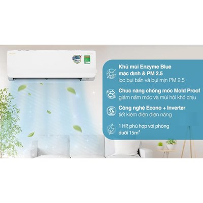 Máy ĐH Đaikin 9000btu 1 chiều in FTKA25