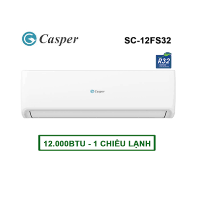Máy ĐH Casper 12000btu 1 chiều thường SC-12FS32/ SC-12FB36A