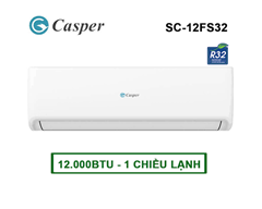 Máy ĐH Casper 12000btu 1 chiều thường SC-12FS32/ SC-12FB36A