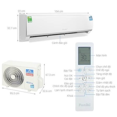 Máy ĐH 24000btu 1 chiều lạnh Thái Lan Funiki HSC24