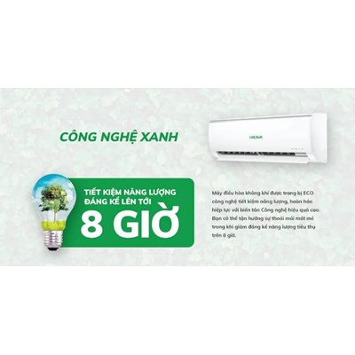 Điều hòa treo tường hikawa 1 chiều Model: HI-NC10I/HO-NC10I, công suất : 9.000 BTU/H