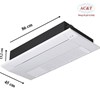 Dàn lạnh cassette 2 chiều Multi LG 18.000BTU AMNW18GTTA0 + mặt nạ