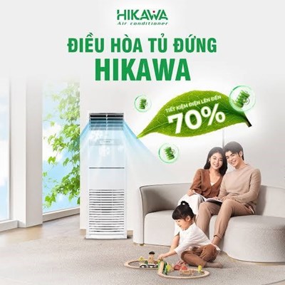Điều hòa tủ đứng Hikawa 2 chiều Model: HI-FH25M/HO-FH25M