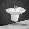 Chậu lavabo chân lửng EHR-LB862CT