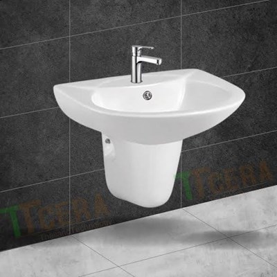 Chậu lavabo chân lửng EHR-LB862CT