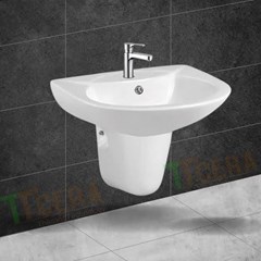 Chậu lavabo chân lửng EHR-LB862CT